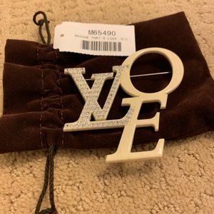 Authentic Louis Vuitton rare that’s love brooch